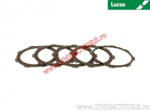 Clutch plate kit (textolite) - Kawasaki KLX 125 C ('10-'17) / KLX 125 D D-Tracker ('10-'13) / KTM Duke 125 ('11-'15) - Lucas