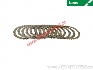 Clutch plate kit (textolite) - Suzuki RF 900 R ('94) / GSX-R 1100 W ('93-'94) - Lucas