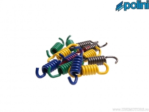 Clutch spring set (spiral thickness 1.7mm / 1.8mm / 1.9mm / 2mm) - yellow / blue / green / black - Polini