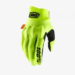 COGNITO Fluo Gelb/Schwarz Handschuhe: Größe - XL