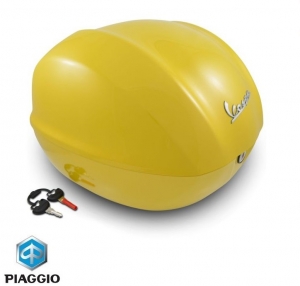 Compartiment à bagages 32 litres d'origine - couleur: jaune - Vespa Sprint ('14-) 50-125-150cc - Piaggio