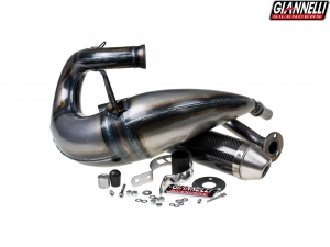 Complete Exhaust System Giannelli Enduro 2T - Aprilia RX 125 / SX 125 ('08-'13) 2T - Carbon End Cap