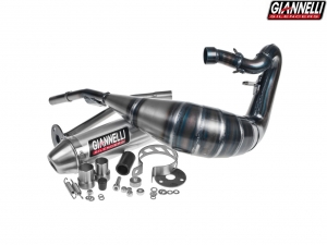 Complete Exhaust System Giannelli Enduro 2T - Beta RR 50 Enduro / RR 50 Motard ('17-'20) - Aluminum Muffler