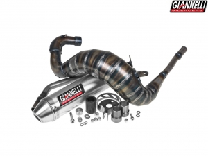 Complete Exhaust System Giannelli Enduro 2T - Beta RR 50 Motard ('04-'11) - Aluminum Muffler