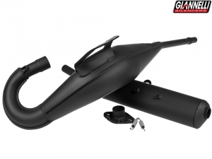 Complete exhaust system Giannelli Enduro 2T - Yamaha DT 80 LC ('85-'01 / excluding variant 53V) - steel end cap