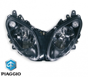 Complete headlight assembly - Piaggio NRG Power DD / NRG Power DT / NRG Power DT Special Series / NRG Power Purejet 2T 50cc - Pi