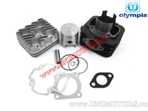 Conjunto de cilindro (motor) de ajuste - Gilera Stalker / Piaggio Free / Sfera / Typhoon / Vespa S / ET2 / LX / LXV - 70cc 2T - 