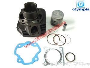 Conjunto de Cilindro (Motor) - Honda Vision / Vision Met In / Peugeot ST 50 / Rapido 50cc 2T - (Olympia)