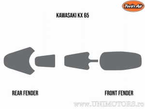 Conjunto de espuma de rejeição de sujeira - Kawasaki KX 65 A ('00-'20) / KX 65 C ('21) - Twin Air