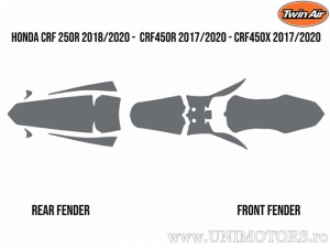 Conjunto de espuma resistente a la suciedad Twin Air - Honda CRF 250 R ('18-'21) / Honda CRF 450 R ('17-'20) - JM