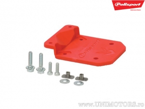 Conjunto de montagem de para-lama dianteiro universal vermelho UFX para Honda ('09) SM Line - Polisport