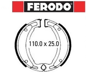 Conjunto de pastilhas de freio - Adly / Benelli / CPI / Explorer / Generic / Keeway / MBK / Yamaha 50-125cc - Ferodo