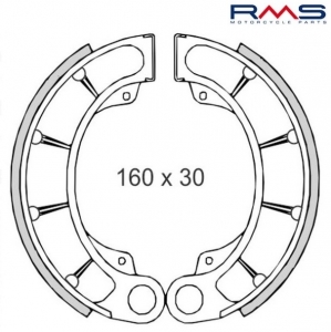 Conjunto de pastilhas de freio traseiras - Honda FES Pantheon ('98-'02) 2T 125-150 / FES Foresight ('98-'00) 4T 250 / TRX 350-40