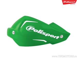 Conjunto de peças de plástico verde para proteções de mãos Touquet - Polisport