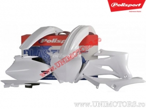 Conjunto de peças plásticas (brancas) - Yamaha YZ 250 F 4T / YZ 450 F ('06-'09) - Polisport