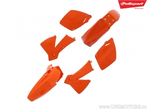 Conjunto de peças plásticas laranja - KTM EXC 125 / EXC 200 / EXC 250 / EXC 250 4T Racing / EXC 300 / EXC 525 Racing ('03) - P