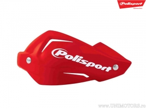 Conjunto de plástico de repuesto rojo para protectores de manos Touquet - Polisport