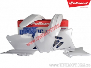 Conjunto de plásticos (branco) - Yamaha YZ 125 / YZ 250 2T ('06-'14) - Polisport