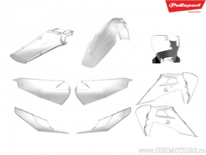 Conjunto de plásticos transparentes - Husqvarna FC 250 / FC 350 / FC 450 / TC 125 ('19-'20) / FC 450 Rockstar Edition ('19) - P