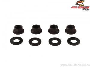 Conjunto de porcas da roda traseira (4 peças) - Yamaha YFM350 Raptor ('04-'06) / YFM600 Grizzly ('99-'01) / YFZ450 ('04-'05) - 