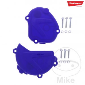 Conjunto de proteção de embreagem e ignição azul Polisport - Yamaha YZ 125 ('08-'21) - JM