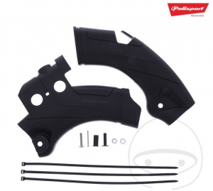 Conjunto de proteção de quadro preto Polisport - Honda CRF 450 R ('21-'22) / Honda CRF 450 R Red Moto ('21-'22) - JM