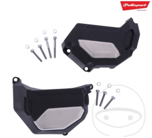 Conjunto de proteção do cárter da embreagem e do alternador preto Polisport - Yamaha MT-09 850 ('13-'16) / Yamaha MT-09 850 A