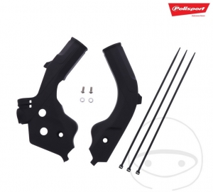 Conjunto de proteção do quadro preto Polisport - Husqvarna FC 250 ('19-'22) / Husqvarna FC 350 ('19-'22) / Husqvarna FC 450 ('