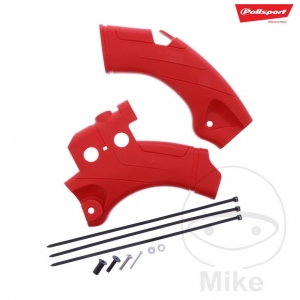 Conjunto de Protección de Chasis Rojo Polisport - Honda CRF 450 R ('21-'22) / Honda CRF 450 R Red Moto ('21-'22) - JM