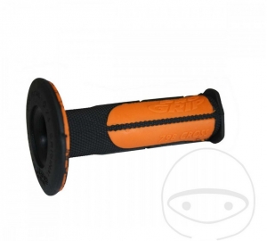 Conjunto de punhos de guidão 798 preto laranja Progrip D: 22 mm L: 115 mm fechados - JM