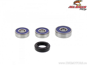 Conjunto de rolamentos e retentores da roda dianteira - Kawasaki KD80 / KV75 / Suzuki DR100 / DS250 / SP100 / TC125 / TS250 Sava