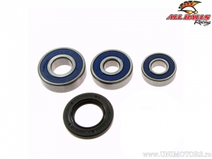 Conjunto de rolamentos e retentores da roda traseira - Suzuki GN 125 ('82-'01) / TU 250 (Euro / '97-'01) / TU 250 ('09-'19) - Al