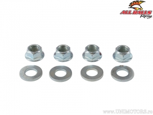 Conjunto de tuercas de rueda trasera (4 piezas) - Yamaha YFM350 Raptor ('07-'13) / YFZ350 Banshee ('87-'89) / YFZ450X ('10-'11) 