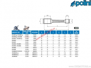 Connecting rod (piston bolt 10mm) - Polini