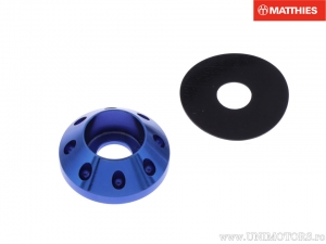 Cono conico M8 8.00 x 26.00 x 9.50 mm Titanio blu - JM