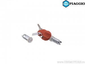 Contact hub with keys (kit 2 locks) - Gilera Ice 50 / Runner 125 FX DD SP / Runner 50 SP DD Purejet / Runner 50 SP DD - Piaggio