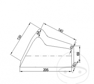 Copertura moto premium 205 x 139 cm scooter - JM