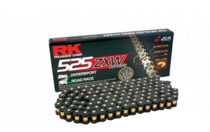 Corrente RK preta XW-Ring SW525 ZXW / 122 - BMW M 1000 RR / Honda NT 1100 A / NT 1100 D DCT / KTM Super Enduro 950 R - RK