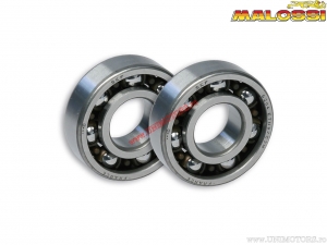 Crankshaft ball bearings (diameter 20x47x14mm / clearance C3H) - Minarelli / Yamaha / Derbi D50B0 / EBS050 - 50 2T - Malossi