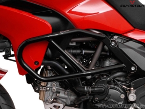 Crashbar - material: otel - culoare: negru - Ducati Multistrada 1200 / S ('10-'14) - SW-Motech