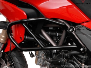 Crashbar - material: otel - culoare: negru - Ducati Multistrada 1200 / S ('10-'14) - SW-Motech