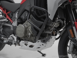 Crashbar - material: otel - culoare: negru - Ducati Multistrada V 4 ('20-) - SW-Motech