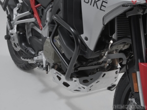 Crashbar - material: otel - culoare: negru - Ducati Multistrada V 4 ('20-) - SW-Motech