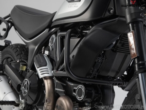 Crashbar - material: otel - culoare: negru - Ducati Scrambler models ('14-) - SW-Motech