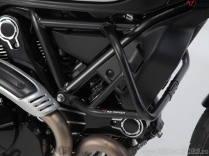 Crashbar - material: otel - culoare: negru - Ducati Scrambler models ('14-) - SW-Motech