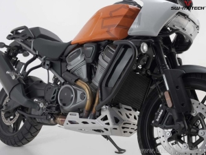 Crashbar - material: otel - culoare: negru - Harley-Davidson Pan America ('21-) - SW-Motech