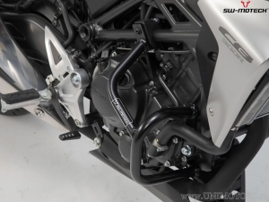 Crashbar - material: otel - culoare: negru - Honda CB300R ('18-) - SW-Motech