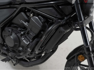 Crashbar - material: otel - culoare: negru - Honda CMX1100 Rebel ('20-) cu DCT/automatic transmission - SW-Motech