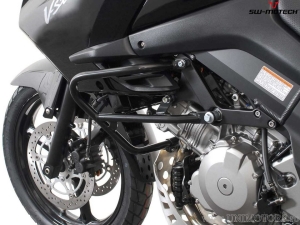 Crashbar - material: otel - culoare: negru - Kawasaki KLV 1000 ('04-'06) /Versys 1000 ('03-'07) - SW-Motech