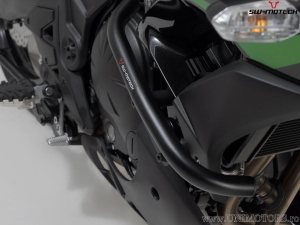 Crashbar - material: otel - culoare: negru - Kawasaki Versys 650 ('14-) - SW-Motech